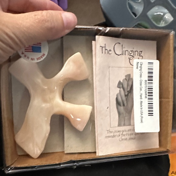 Elegant Pink Cross Home Decor - Picture 4 of 6